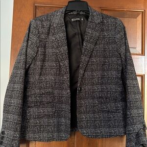 NYC Black and White Plaid Blazer